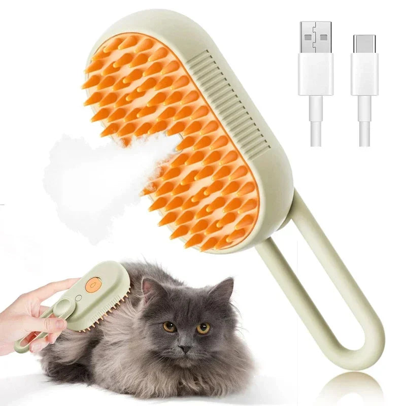 Steam & Spa Pet Grooming Brush™