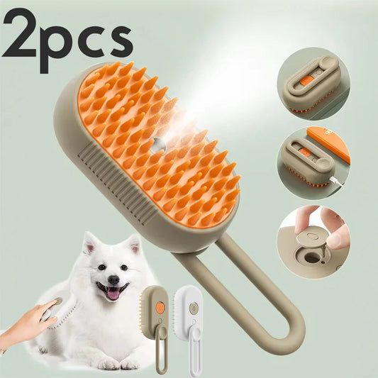 Steam & Spa Pet Grooming Brush™