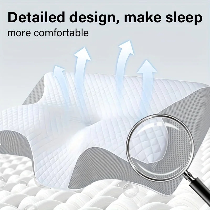 Pillow, ergonomic neck cushion, relaxing sleep neck pillow, new type of memory foam slow-rebound neck pillow