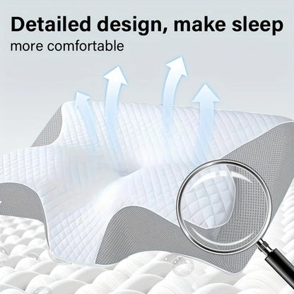 Pillow, ergonomic neck cushion, relaxing sleep neck pillow, new type of memory foam slow-rebound neck pillow