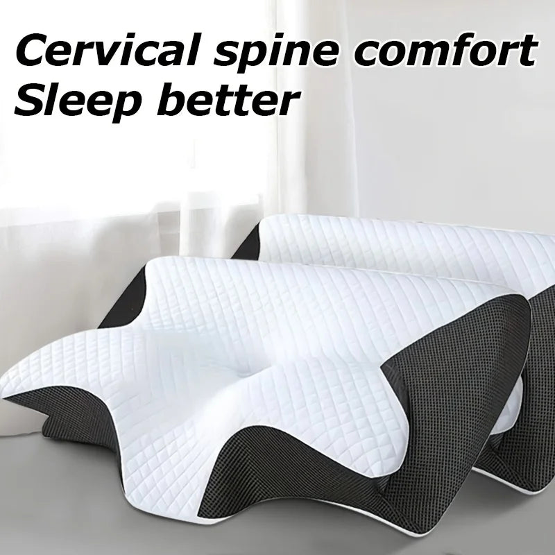 Pillow, ergonomic neck cushion, relaxing sleep neck pillow, new type of memory foam slow-rebound neck pillow