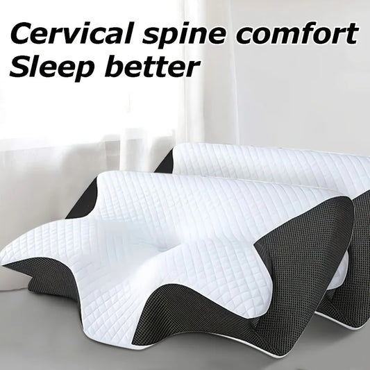 Pillow, ergonomic neck cushion, relaxing sleep neck pillow, new type of memory foam slow-rebound neck pillow